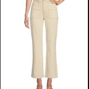 ANTONIO MELANI | Cream Flare Jeans | Cropped